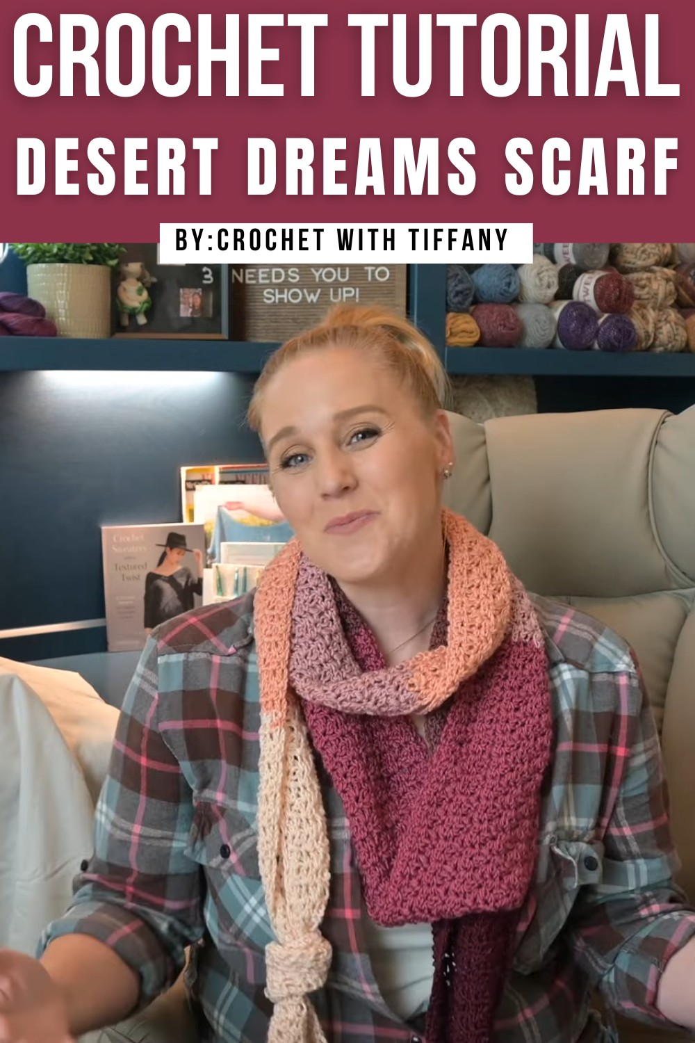 Desert Dreams Crochet Scarf