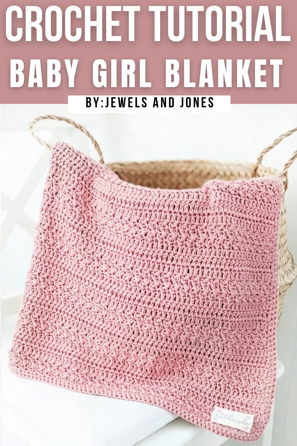Easy Crochet Baby Girl Blanket