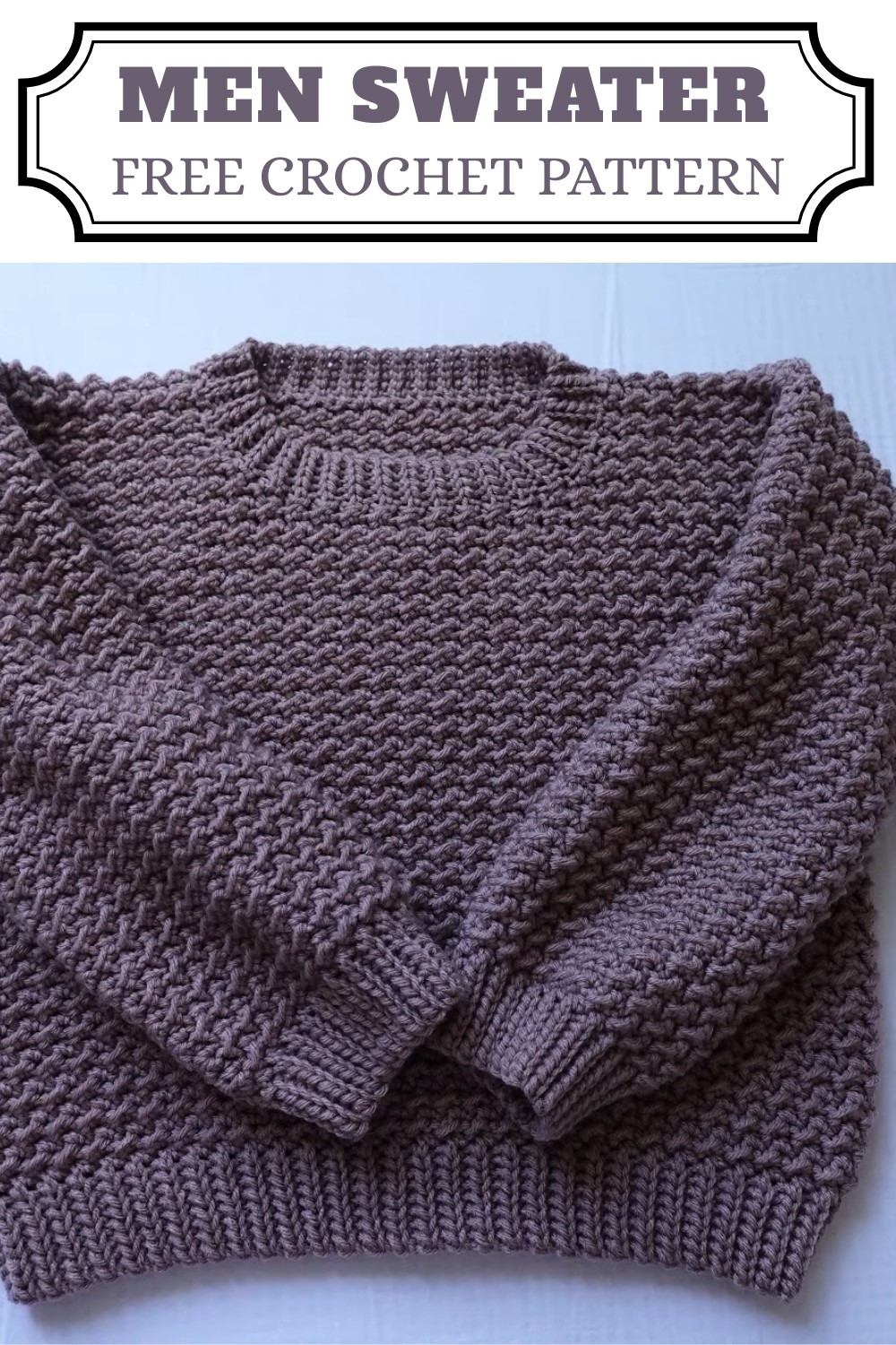 Easy Crochet Sweater