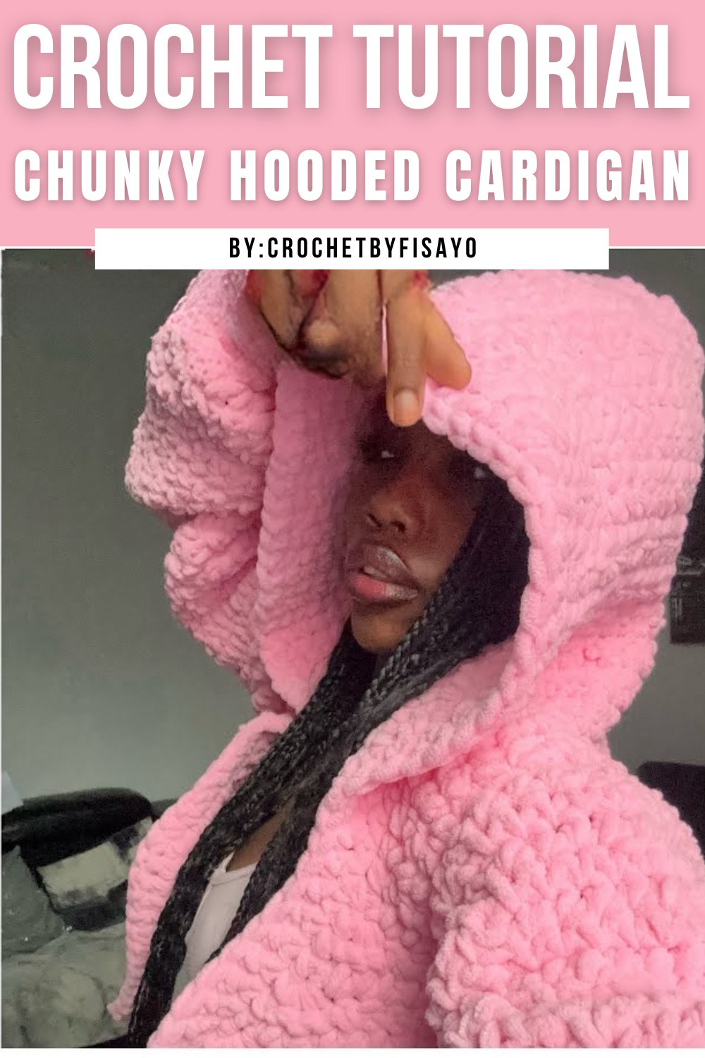 How To Crochet A Chunky Hooded Cardigan