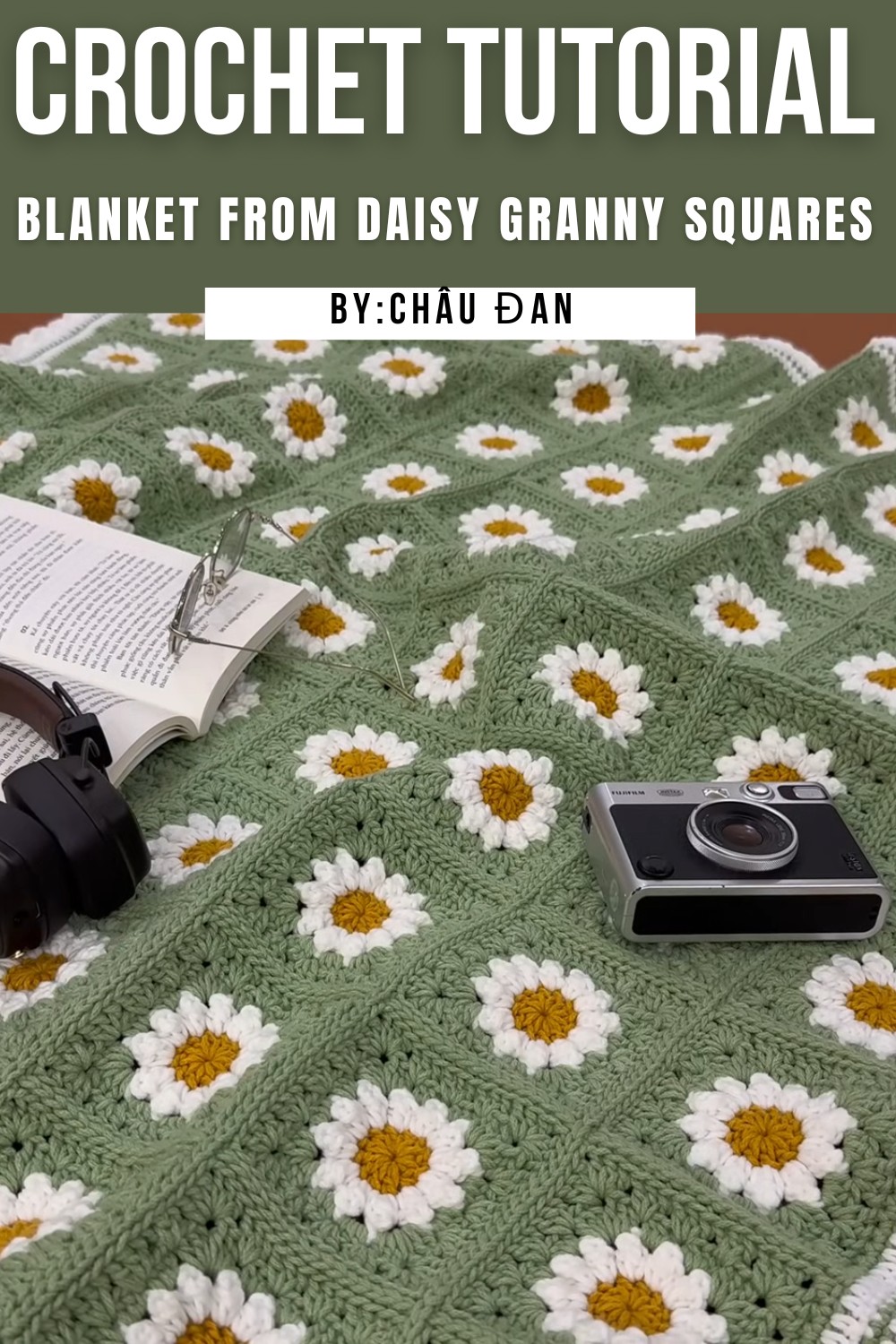 How to Crochet a Blanket from Daisy Granny Squares