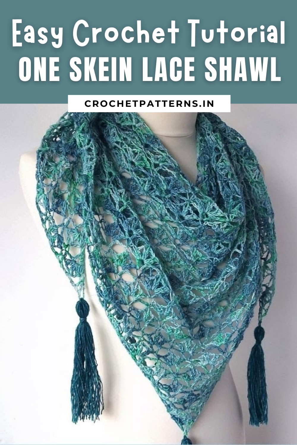 One Skein Crochet Lace Shawl