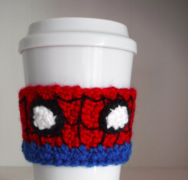Spider-man Coffee Cup Cozy