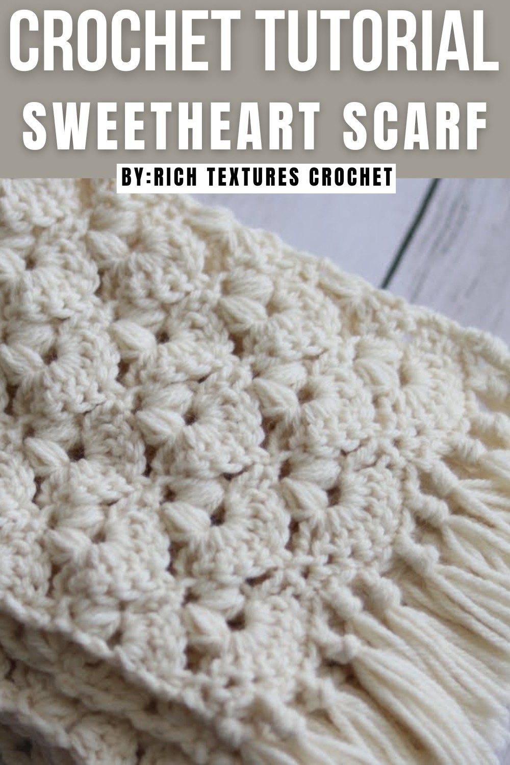 Sweetheart Scarf Crochet Pattern
