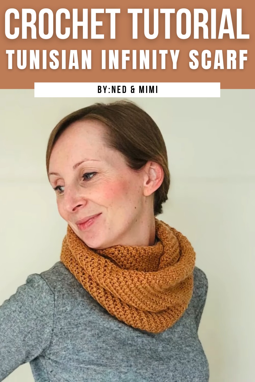 Tunisian Crochet Infinity Scarf Tutorial