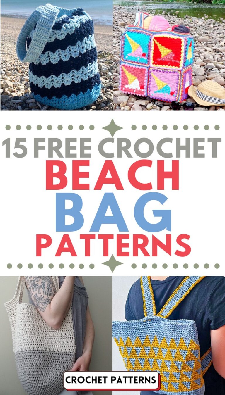 15 Crochet Beach Bag Patterns for Days Of The Summer