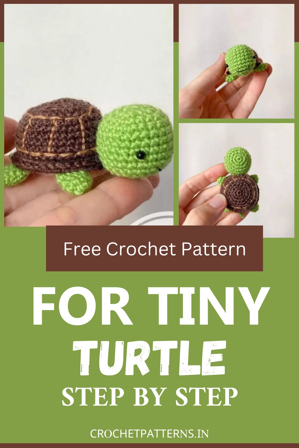 Crochet For Tiny Turtle Pattern