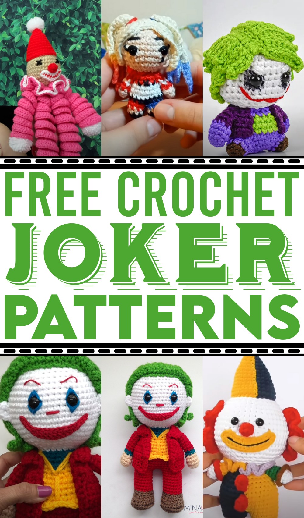 6 Crochet Joker Amigurumi Patterns For Little Ones