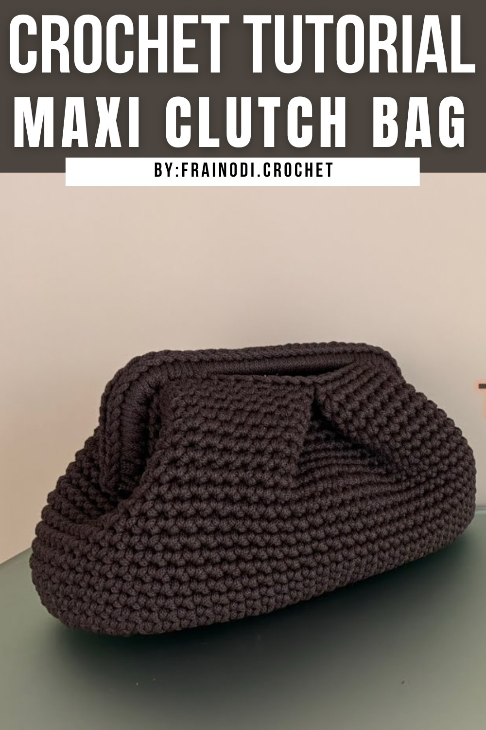 Crochet Maxi Clutch Bag