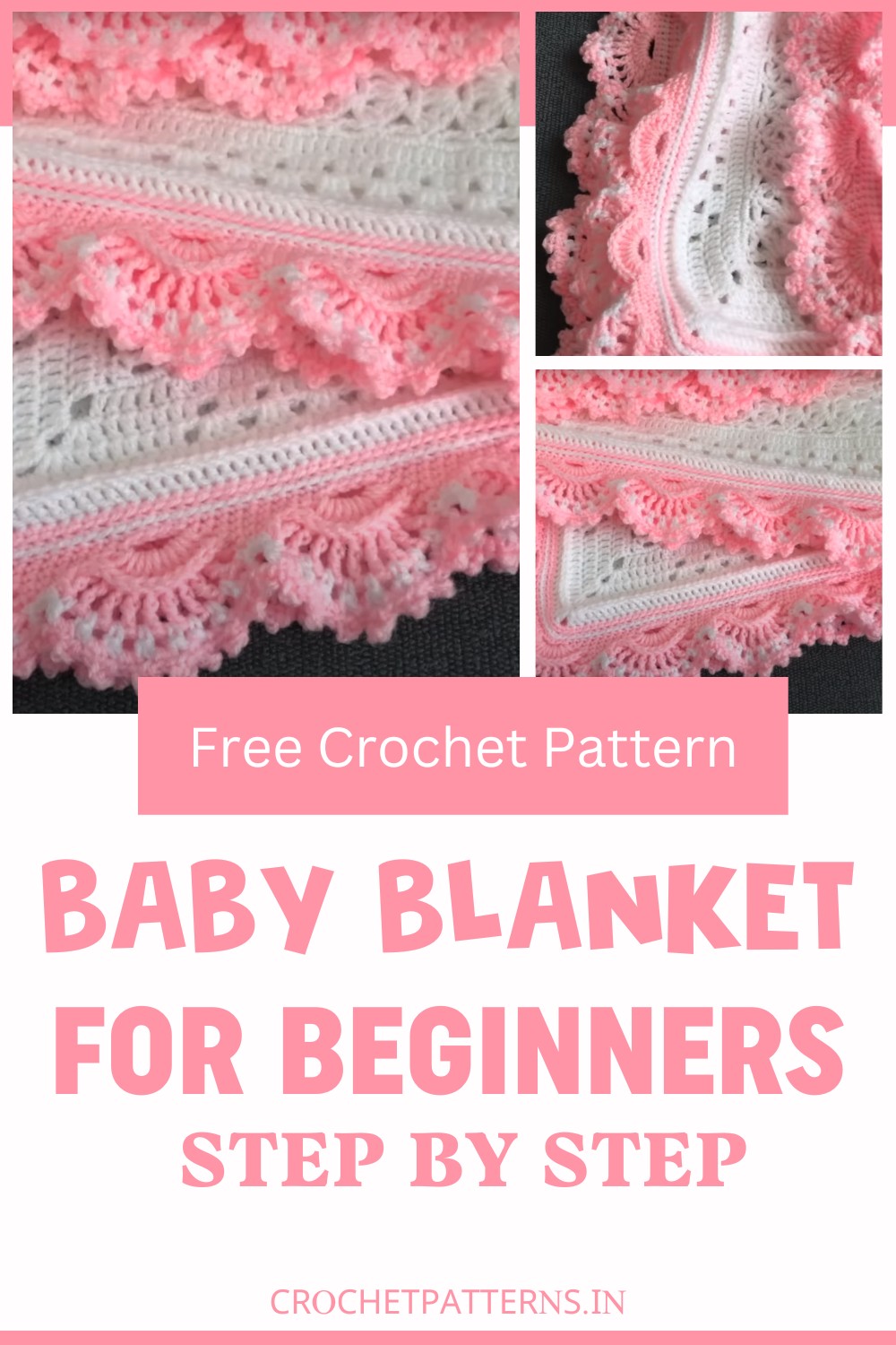 Easy Crochet Baby Blanket For Beginners Step By Step