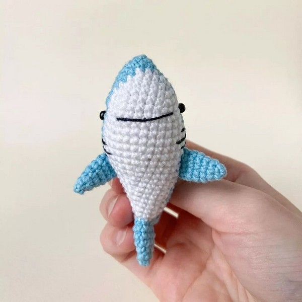 Easy Crochet For Tiny Baby Shark Pattern