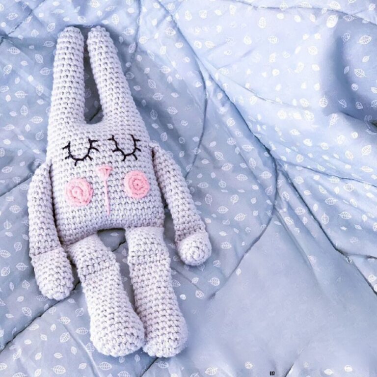 Free Crochet Beba Bunny Pattern In Sleeping Mood