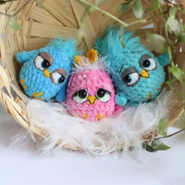 Free Crochet Bird Pattern In Fun Colors