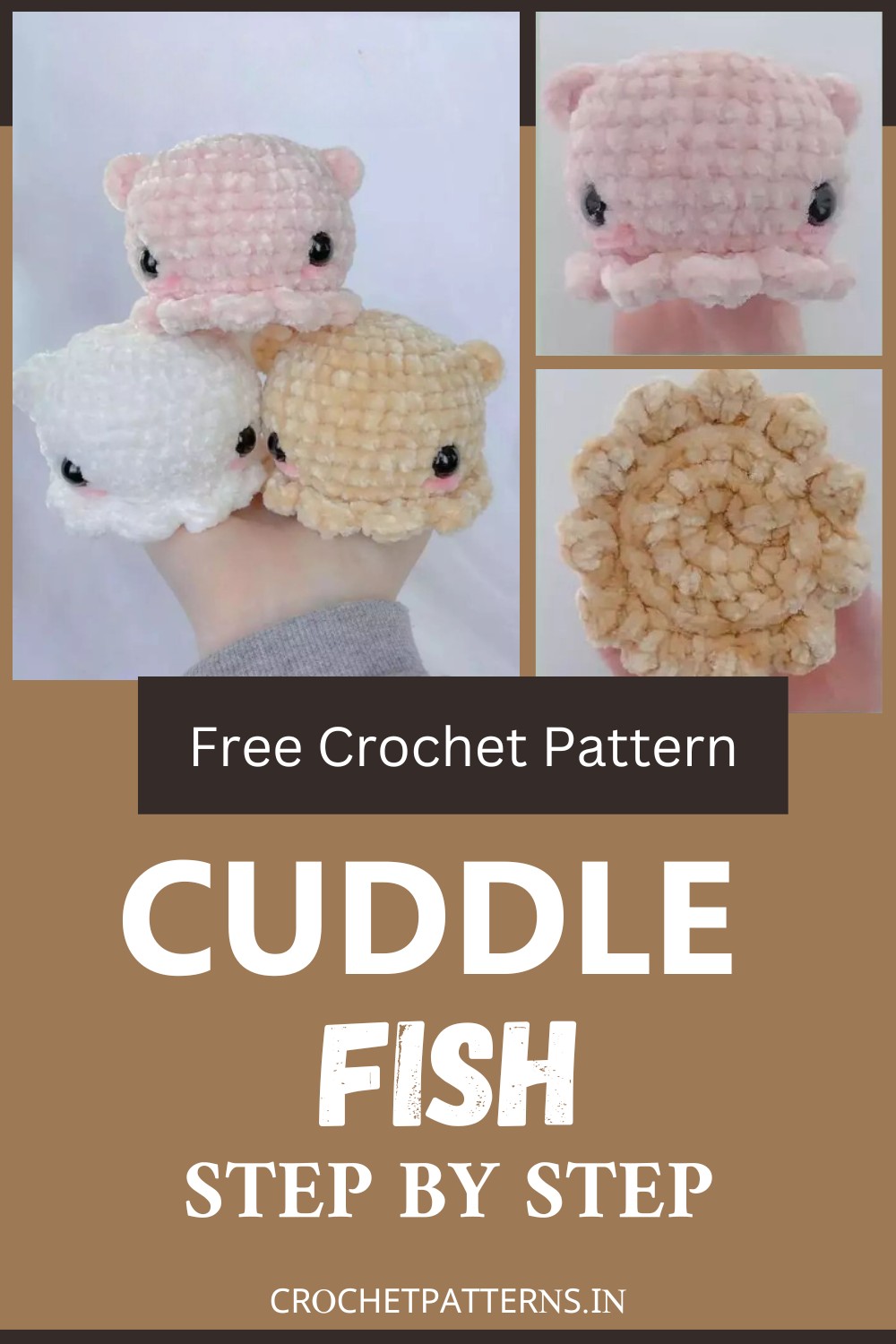 Free Crochet Cuddle Fish Pattern