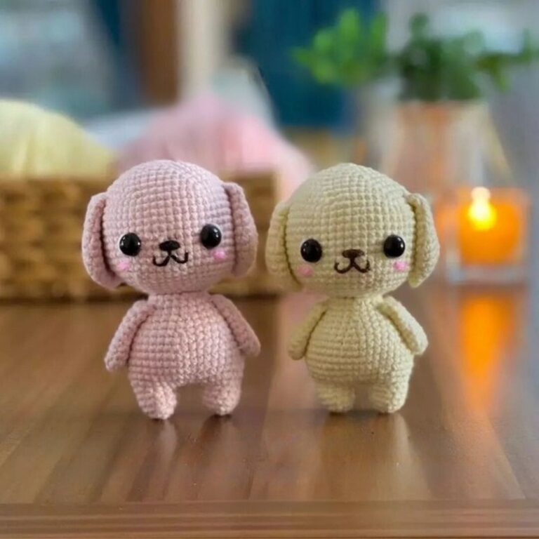 Easy Crochet Cute Puppy Free Pattern
