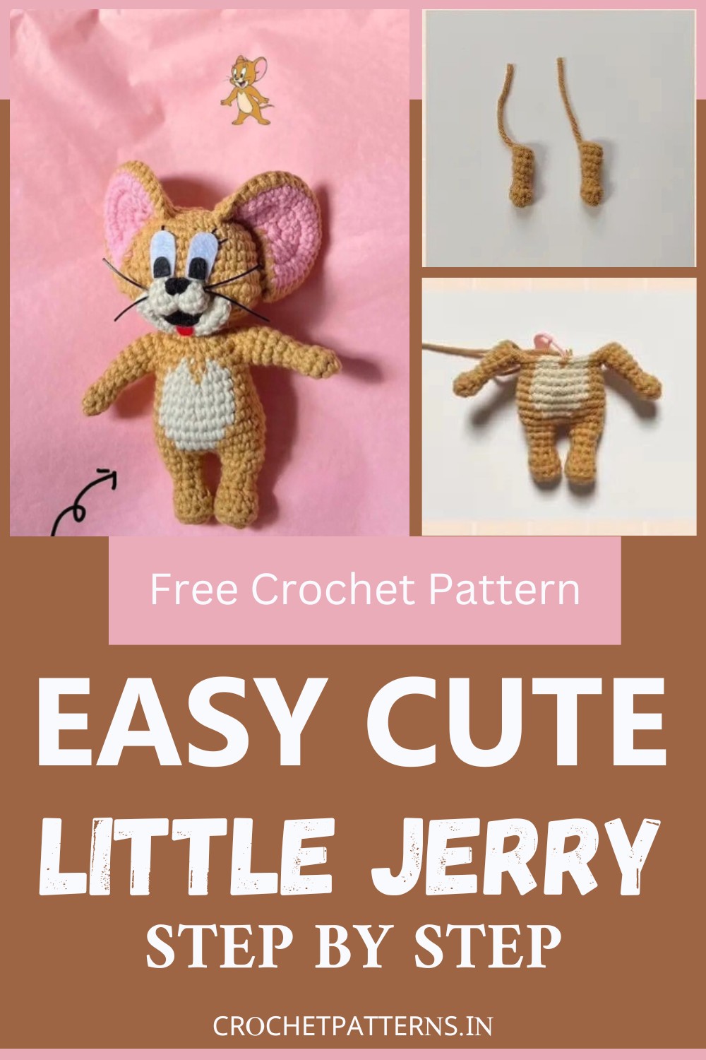 Free Crochet Little Jerry Pattern (1)