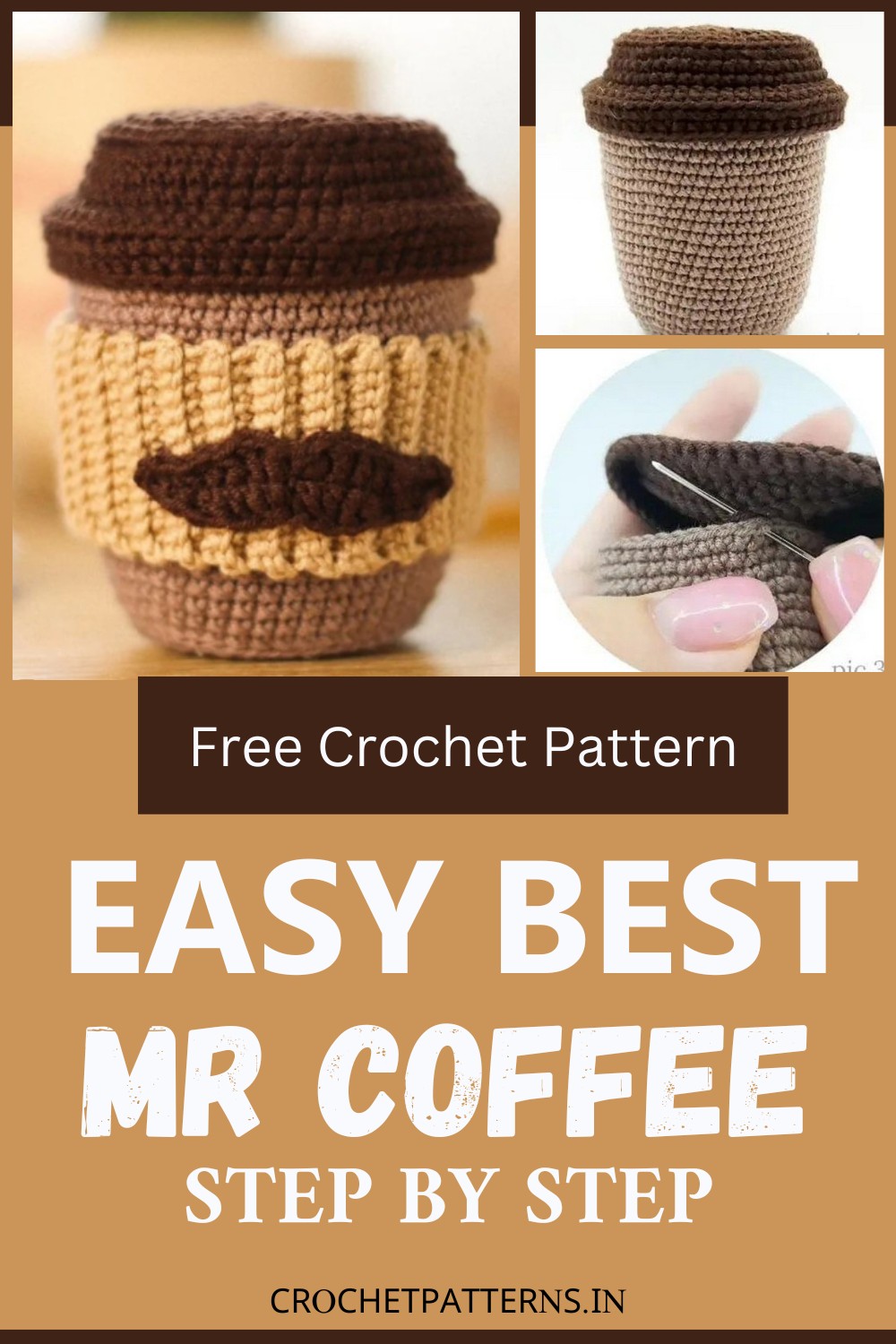 Free Crochet Mr Coffee Pattern