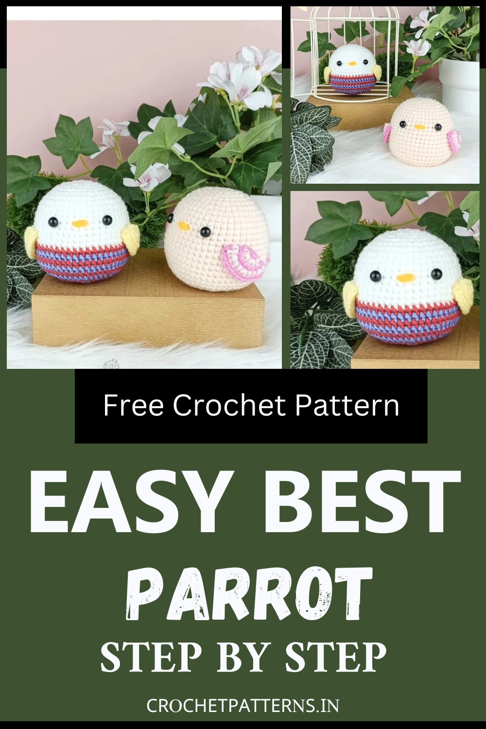 Free Crochet Parrot Pattern 1