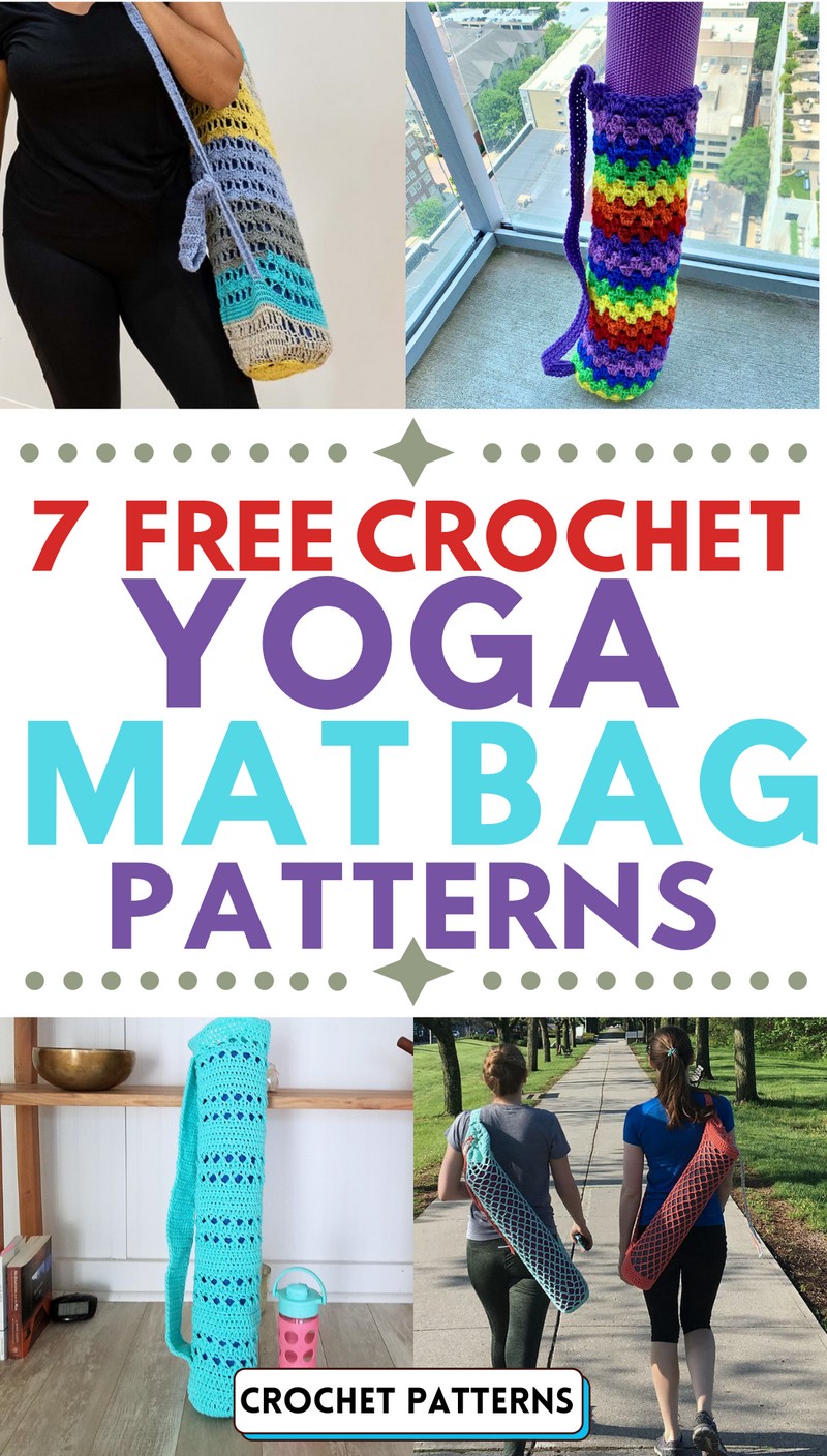 Free Crochet Yoga Mat Bag Patterns