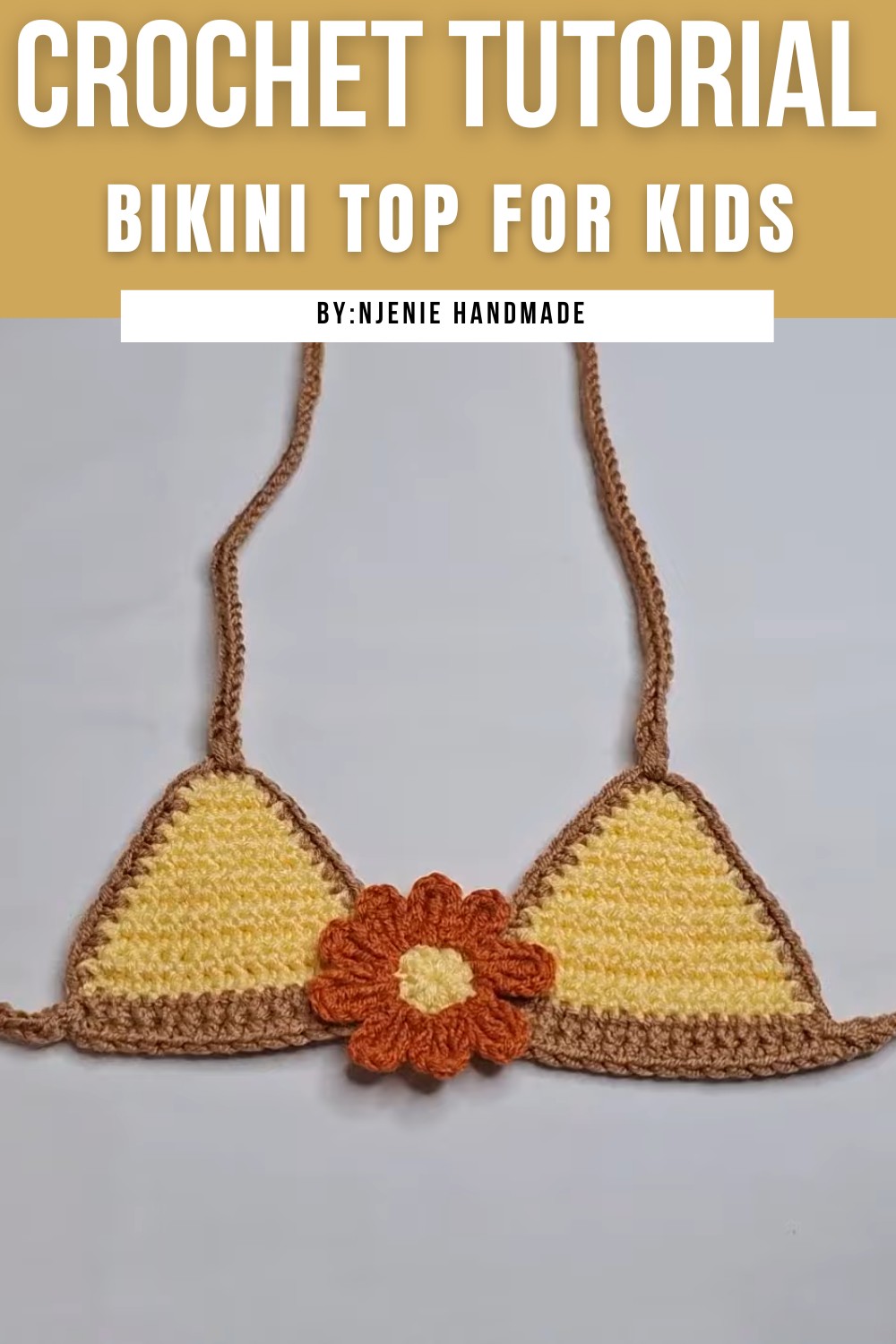 How To Crochet Bikini Top For Kids