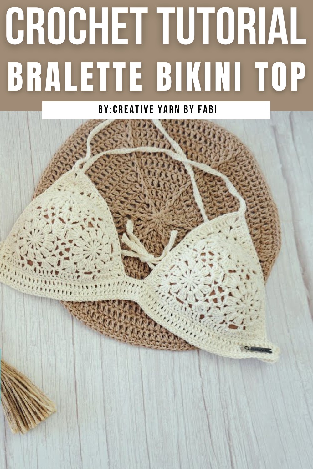 How To Make A Crochet Bralette Bikini Top