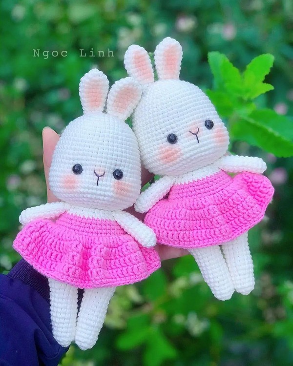 Free Crochet Nina The Little Bunny Pattern