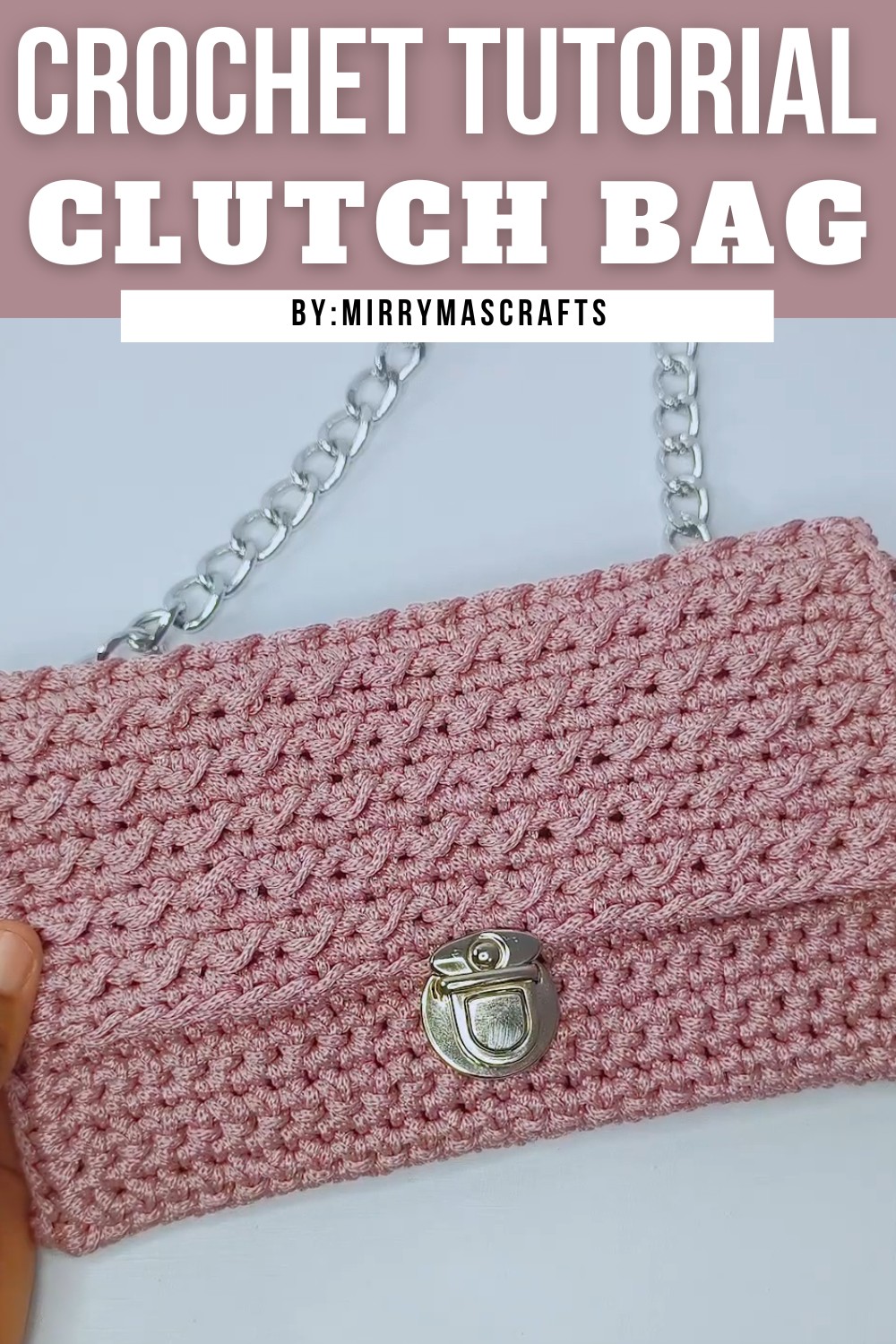 Super Easy Crochet Clutch Bag Tutorial
