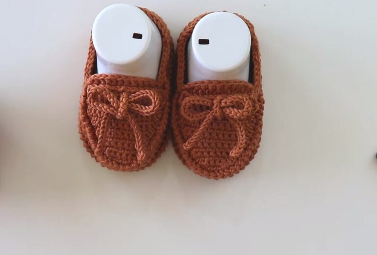 Crochet Baby Loafers Pattern For Baby Showers