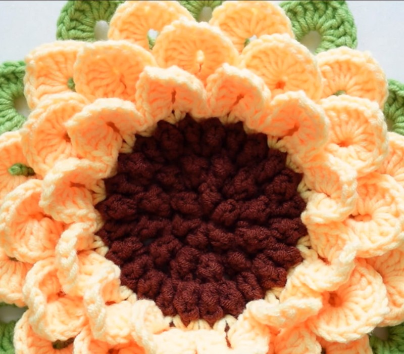 Crochet A Charming 3D Flower