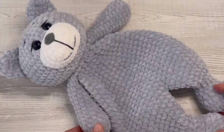 Crochet Bear Lovey Pattern For Newborns