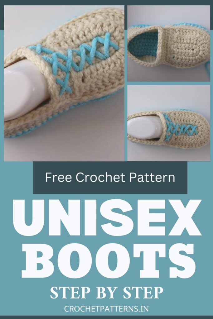 free crochet boot pattern for adults