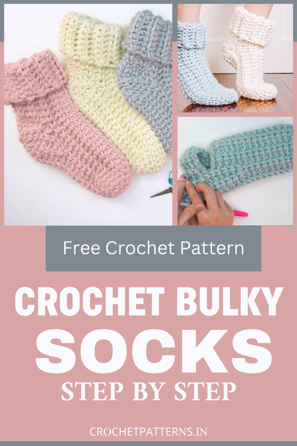 Crochet Bulky Socks