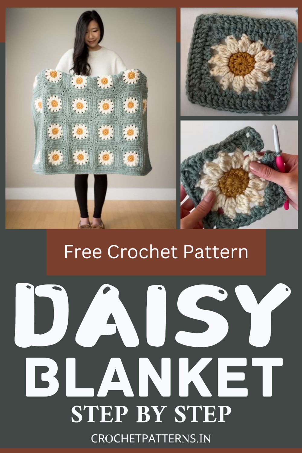 Crochet Daisy Blanket Pattern