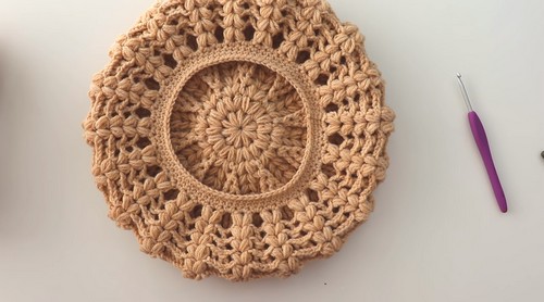 Crochet French Beret Hat