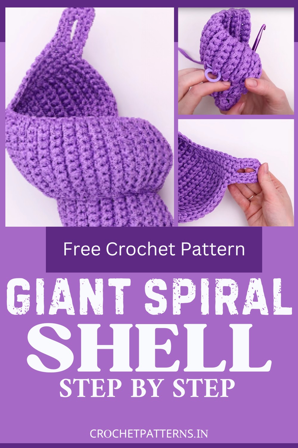 Crochet Giant Spiral Shell