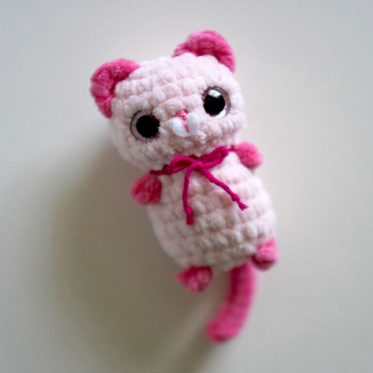 Crochet Pocket Kitty Cat Pattern Free Step By Step