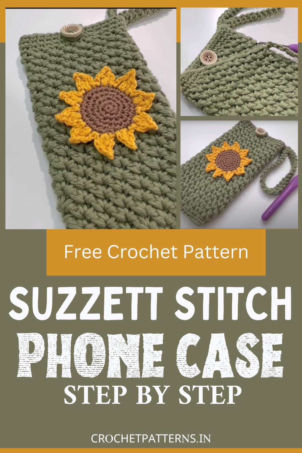 Crochet Suzzett Stitch Phone Case
