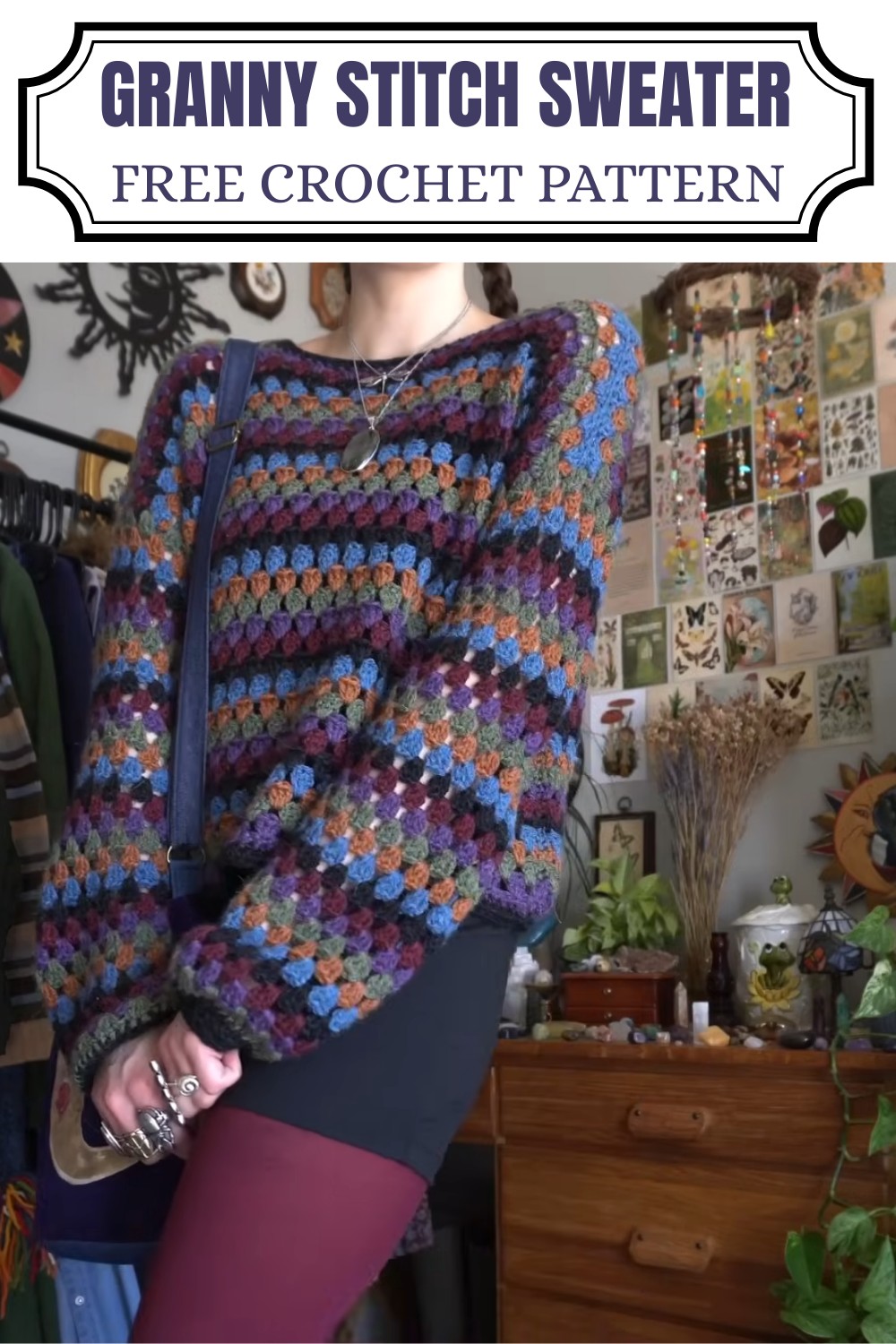 Granny Stitch Crochet Sweater