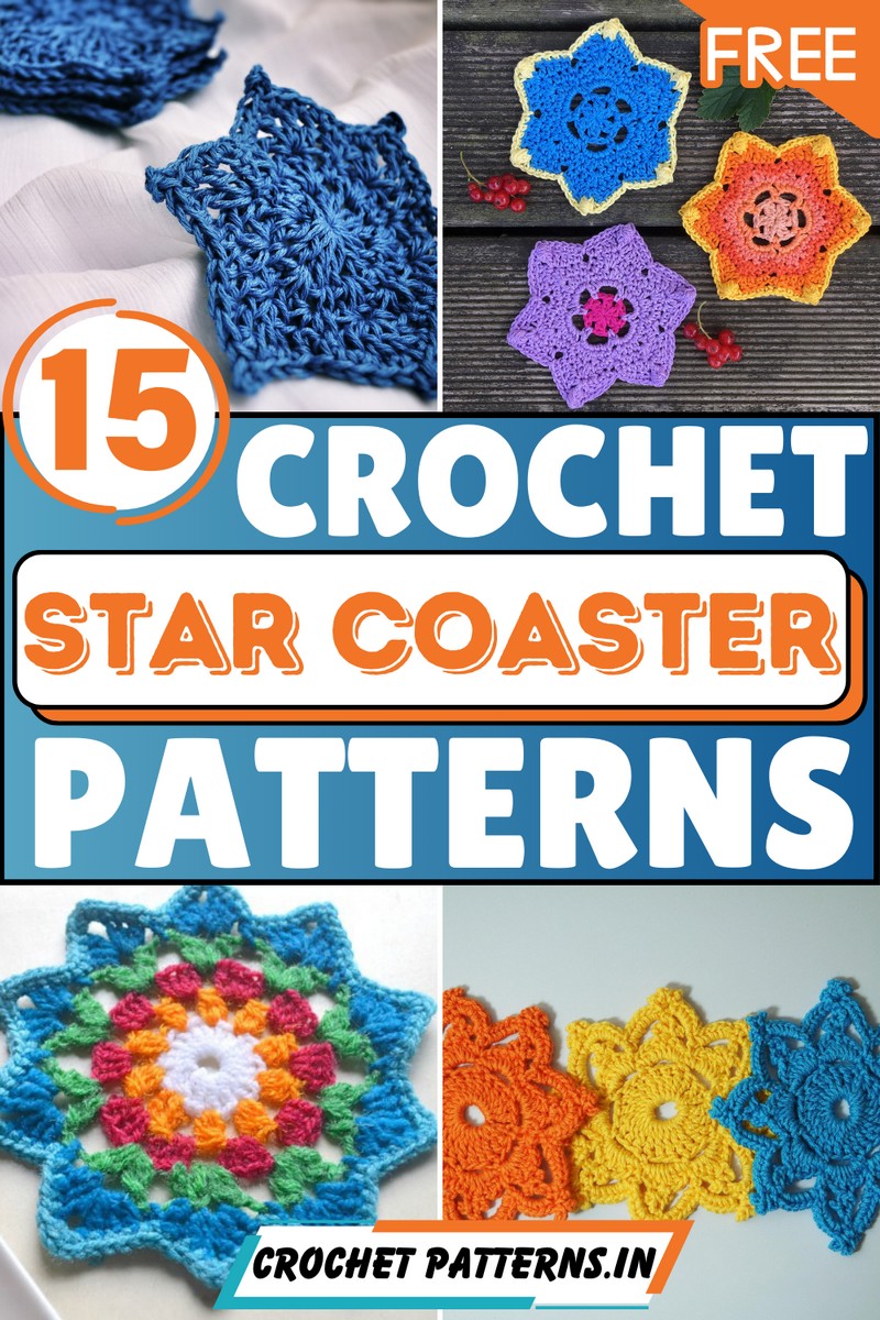 Free Crochet Star Coaster Patterns