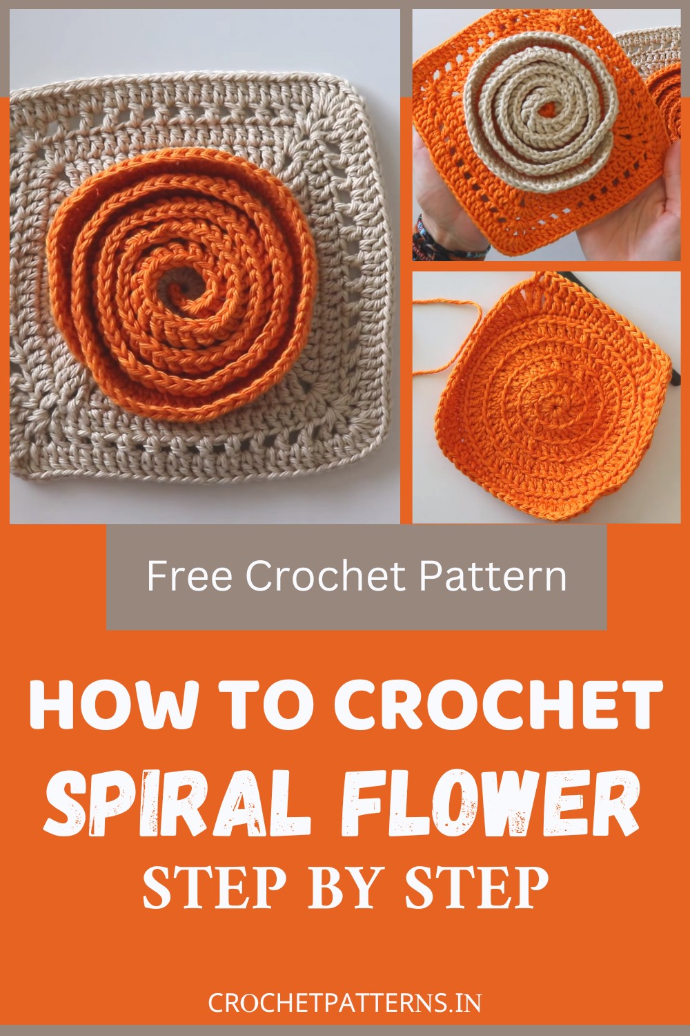 How To Crochet A Spiral Flower