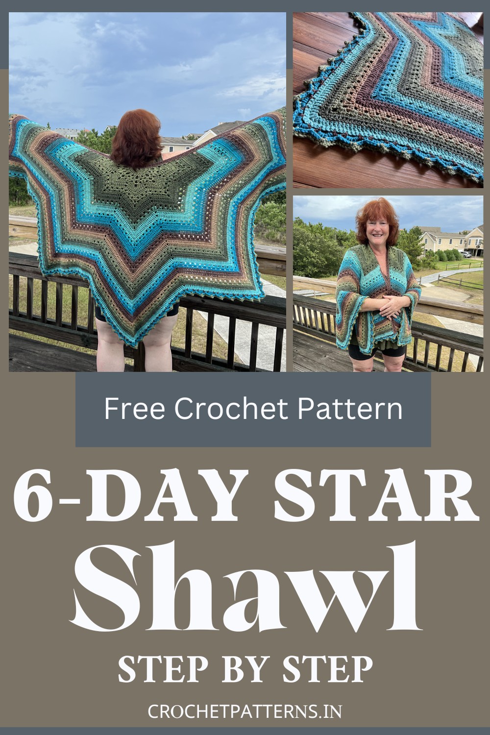 Crochet 6-Day Star Shawl