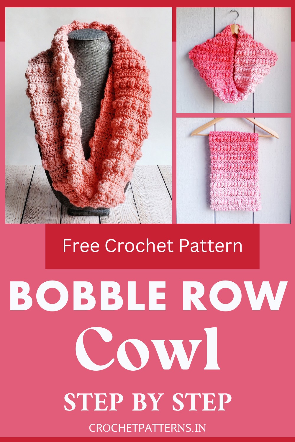 Bobble Row Cowl