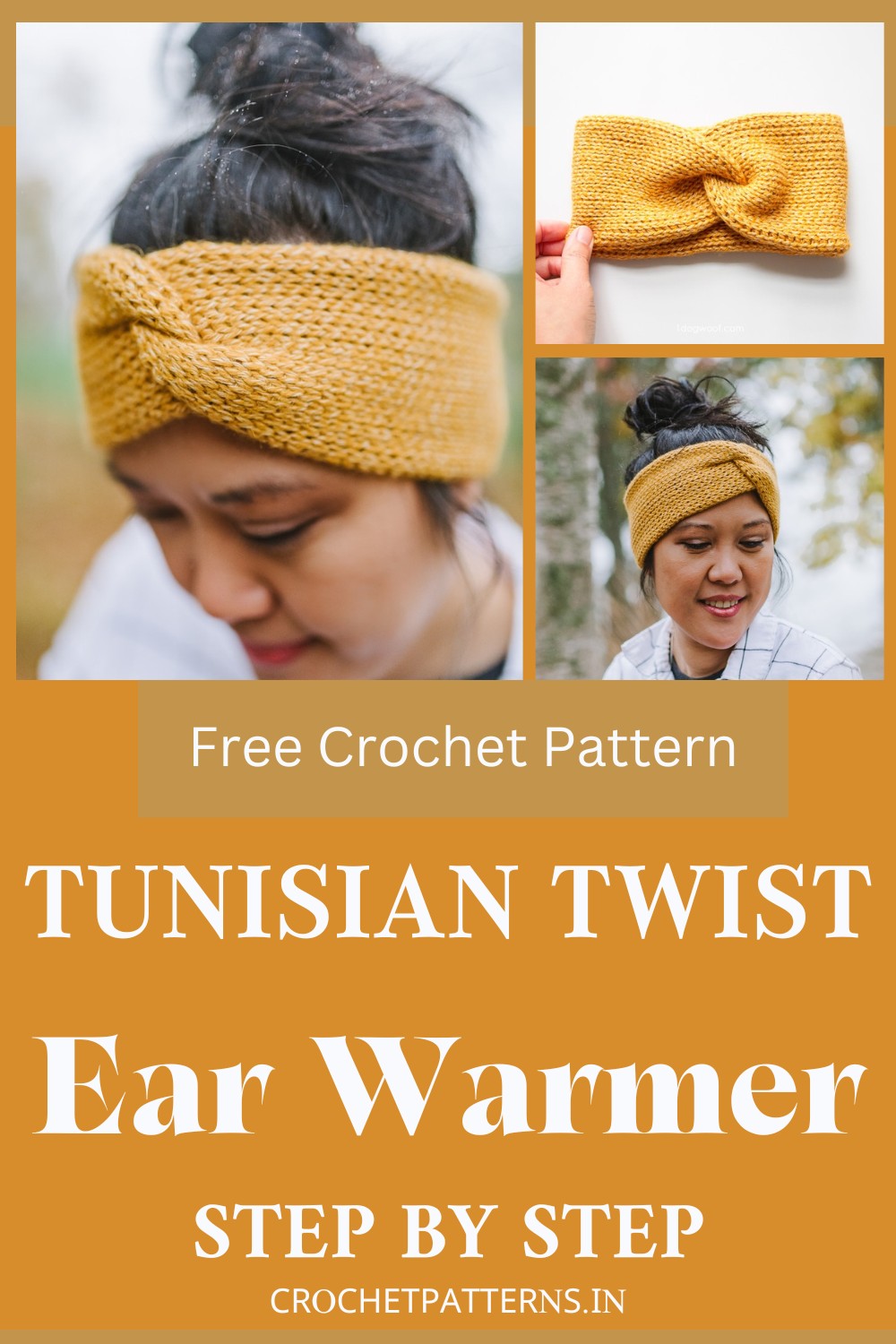 Crochet Classic Tunisian Twist Ear Warmer