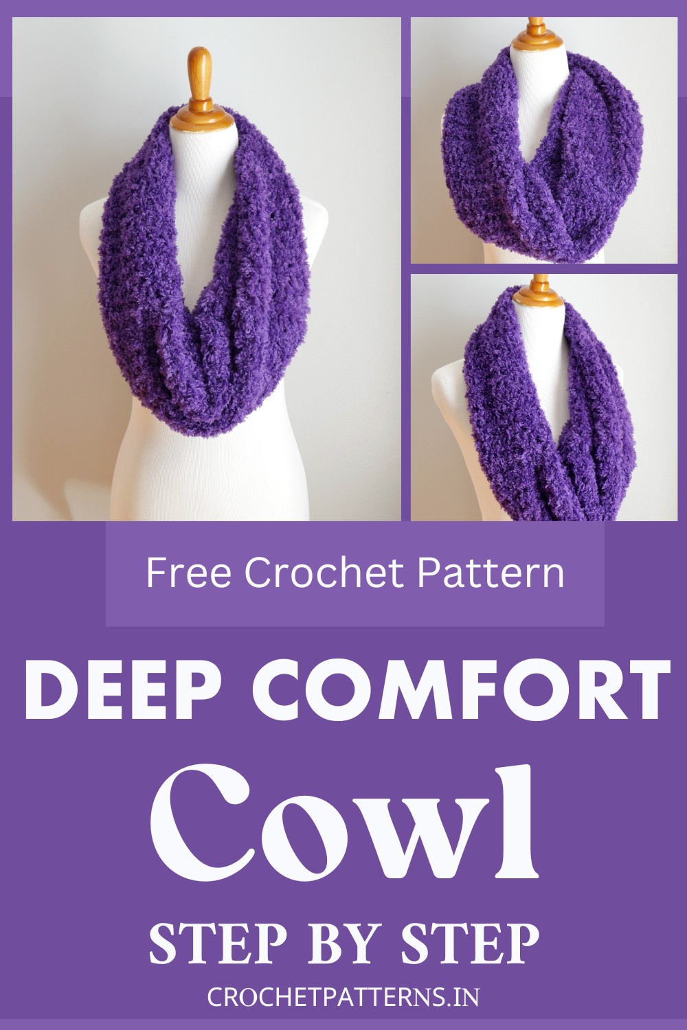 Crochet Deep Comfort Cowl
