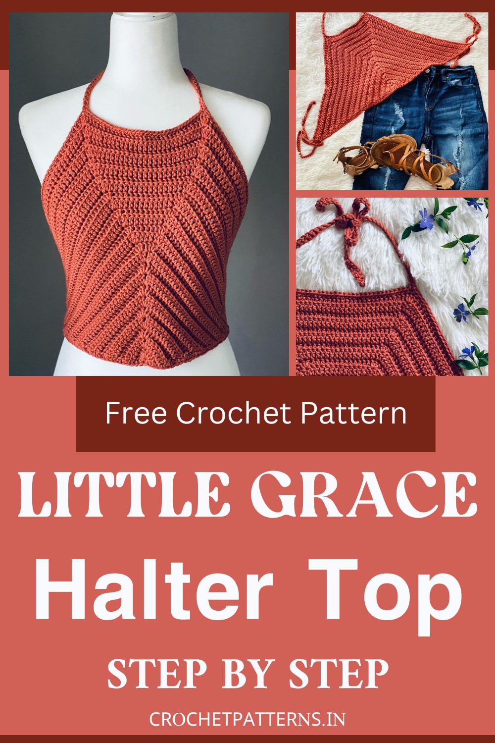 Crochet Little Grace Halter Top