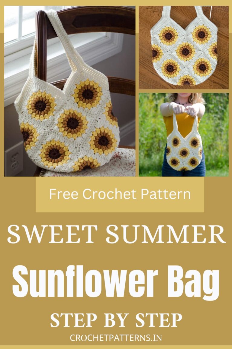 Crochet Sweet Summer Sunflower Bag Pattern
