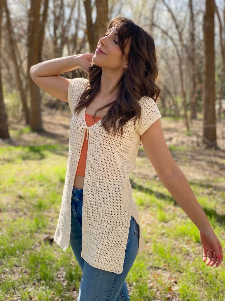How To Crochet The Wendy Cardigan With Open Front