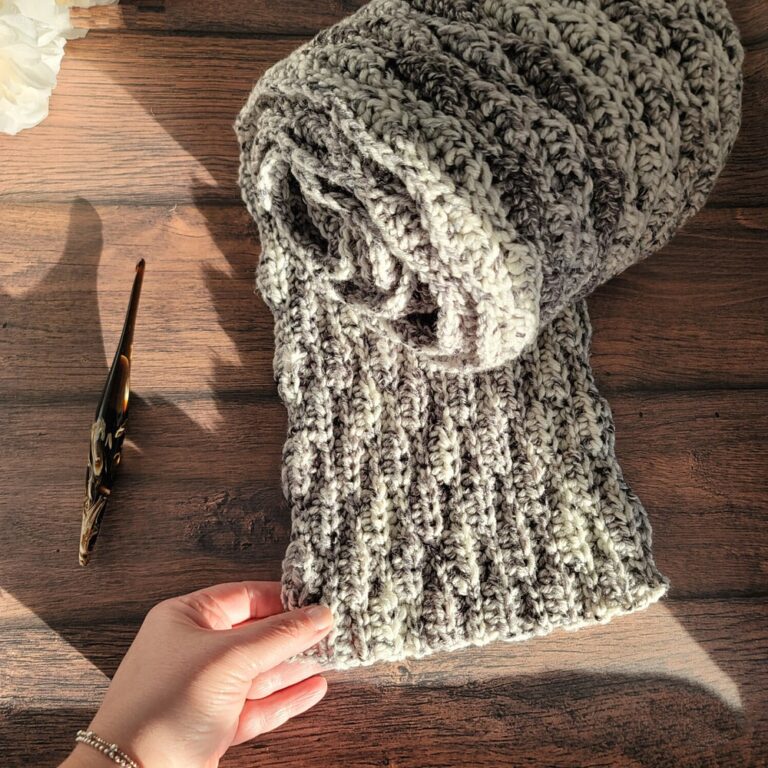 How To Crochet Drifter Scarf In Softer Texture
