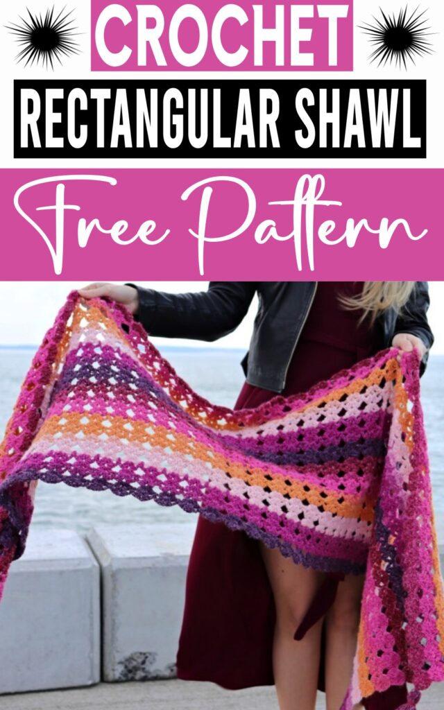 Crochet Rectangular Shawl Patterns For The Fashion-Conscious