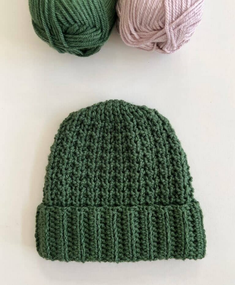 Easy Crochet Even Mixed Loop Hat Pattern